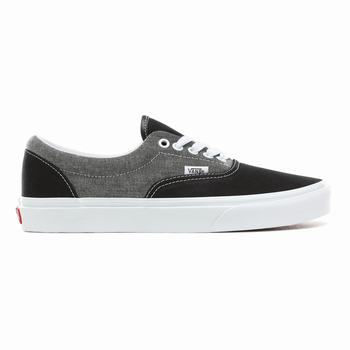 Vans Chambray Era - Miesten Tennarit - Mustat/Valkoinen